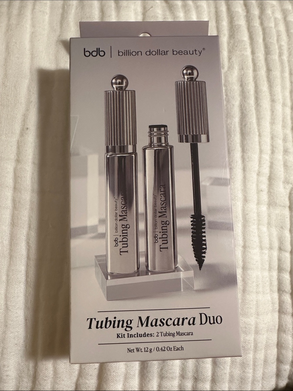 NIB bdb Billion Dollar Beauty Tubing Mascara Duo - Black